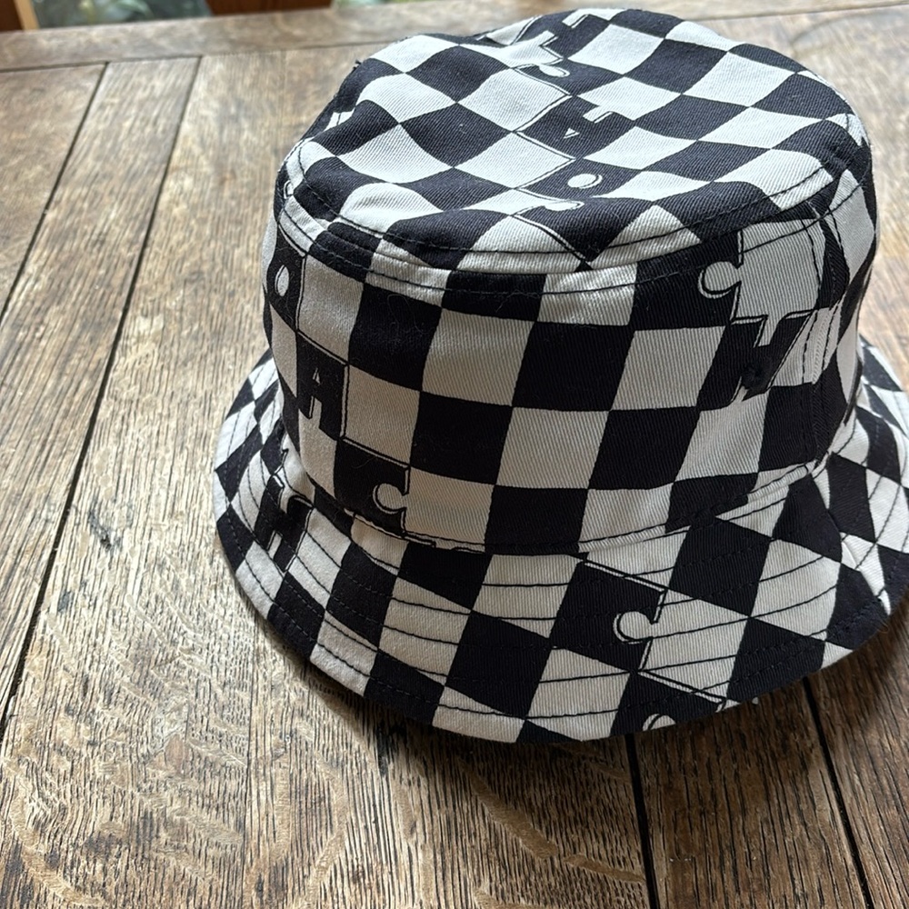 Coach Checker Bucket Hat
